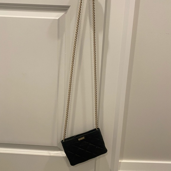 Kate spade cross body bag - black with gold strap - Picture 2 of 6